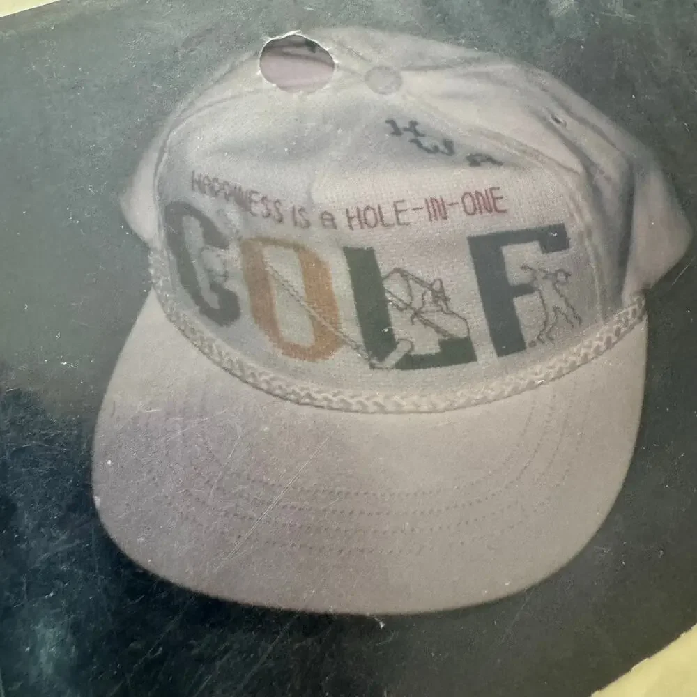 Studio M Golf Hat Cross Stitch Kit 13535 Happiness is a Hole in One Golfer Gift